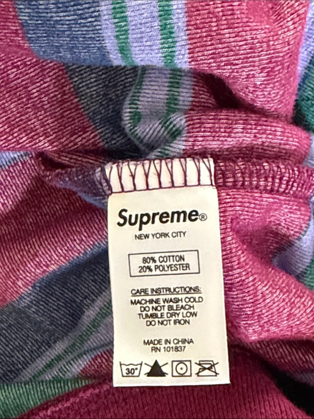 Supreme men half